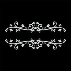 Vector frame ornament vintage classic element decoration