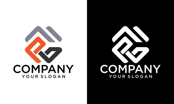 PBM letter logo design in illustration. Vector logo, calligraphy designs for logo, Poster, Invitation, etc.