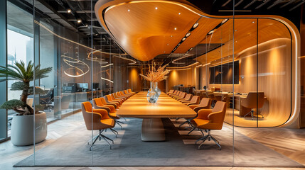 The Modern Conference Room. Inside the Boardroom