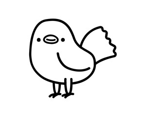 This is line art of several animals in a very cute style and suitable for children to use.
