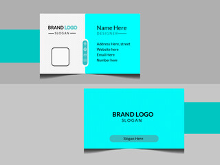 Modern business card template.