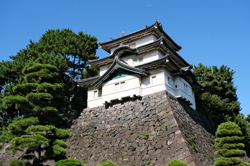 Fototapeta na wymiar Watch Tower - Imperial Palace Tokyo 