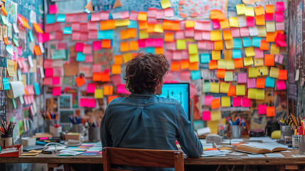 Office Space Catastrophe. Workspace Wonderland. Creative Chaos .