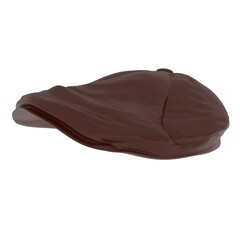 Flat Cap isolated on white background