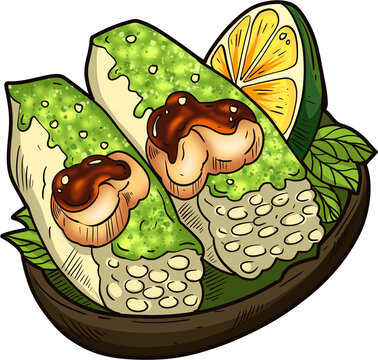 recommend clip art: sushi
