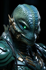 Sci-Fi Reptilian Portrait