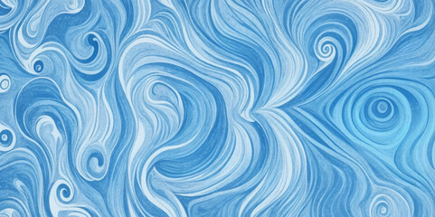 Fototapeta na wymiar Abstract watercolor soft blue print sea water ocean background. Soft blue sea watercolor liquid fluid texture background.