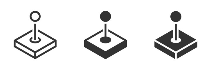 Joystick icon. Arcade controller. Vector illustration © Burbuzin