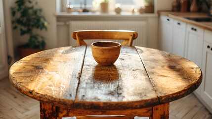 Table and chairs in an old-fashioned caf&eacute;