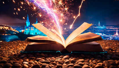 Castle Chronicles Book: A Spectacular Celebration. - obrazy, fototapety, plakaty