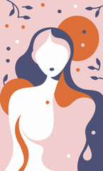 Abstract background poster. Good for fashion fabrics, postcards, email header, wallpaper, banner, events, covers, posters, advertising, and more. Women's day, mother's day background.