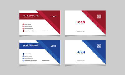 Simple design card template vactor file illustration card template for business.