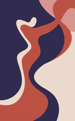 Obraz premium Abstract background poster. Good for fashion fabrics, postcards, email header, wallpaper, banner, events, covers, posters, advertising, and more. Women's day, mother's day background.