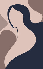 Abstract background poster. Good for fashion fabrics, postcards, email header, wallpaper, banner, events, covers, posters, advertising, and more. Women's day, mother's day background.