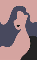 Abstract background poster. Good for fashion fabrics, postcards, email header, wallpaper, banner, events, covers, posters, advertising, and more. Women's day, mother's day background.