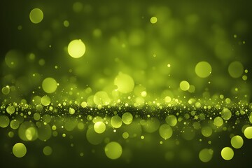 Obraz premium Olive glow particle