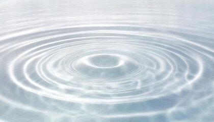 Fototapeta na wymiar Panoramic water background with a texture of aqua surface, rings, and ripples in a serene environment.