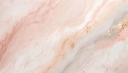 Elegant abstract gradient background of cream marble with pastel pink and gold veins.