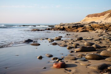 waves crashing on rocks