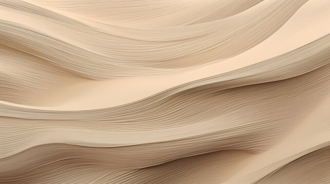 Abstract patterns created by the movement of sand dunes in a windy desert