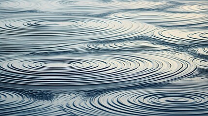 Abstract patterns formed by ripples in a tranquil pond
