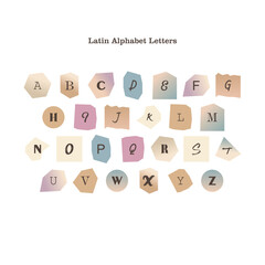 alphabet vector design with best quality