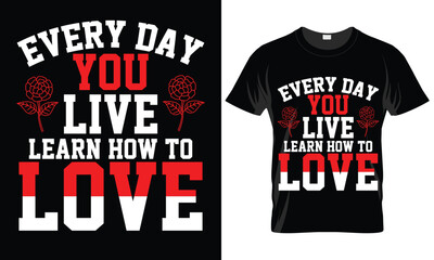 Valentine Day T-shirt Design