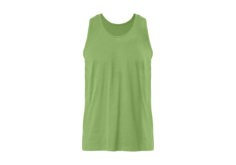 Men's Regular-Fit  T-shirt, Undershirts, Athletes Tank Shirt Front Apple Green