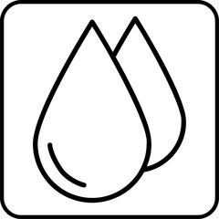 Oil drop vector icon