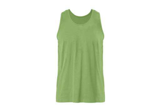Men's Regular-Fit  T-shirt, Undershirts, Athletes Tank Shirt Front Apple Green - Powered by Adobe