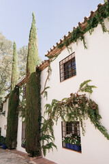 villa entrance in italy
