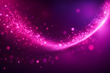 Obraz premium Magenta glow particle