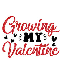 Growing My Valentine Great Family T-Shirt
