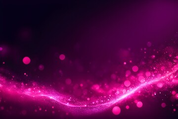Obraz premium Magenta glow particle