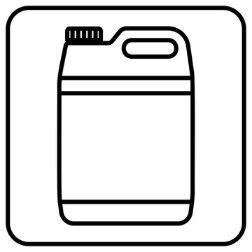 Jerry can vector icon