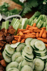 fresh vegetables on the market