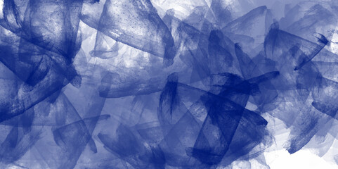 Obraz premium Hand painted navy blue and white color with watercolor texture abstract background. Blue watercolor background for textures backgrounds and web banners design splashed watercolor textured background.