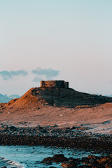 Obraz premium the chastle from ww2 in eggum in lofoten