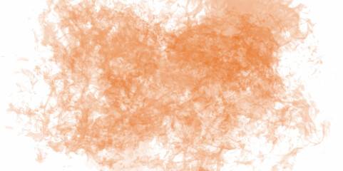 Fantasy smooth hand drawn digital art watercolor paper textured orange watercolor background. Orange abstract macro texture handmade technique aquarelle modern creative design.