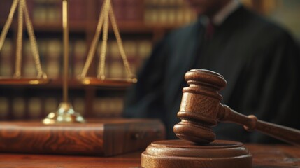 Judge gavel. Law and Justice concept