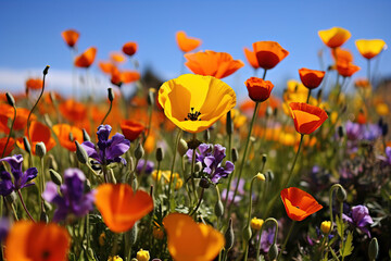 Obraz premium field of poppies. 