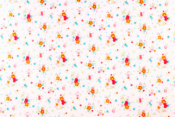 Wallpaper with floral pattern for decoration.