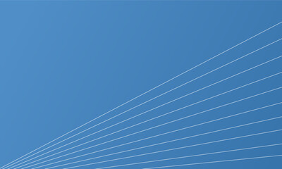 Blue gradation background with white line stripes