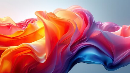 Color gradient waves. abstract background.