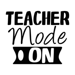 Teacher Mode On SVG Cut File