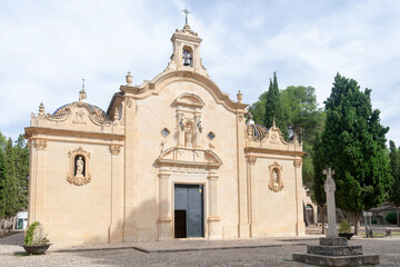 Fototapeta na wymiar Sanctuary of Our Lady of Grace, Patroness of Biar. Alicante, Valencia, Spain, Europe.