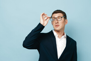 Person man man background young background caucasian isolated