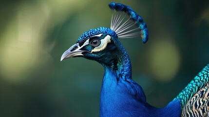 Peacock bird concept