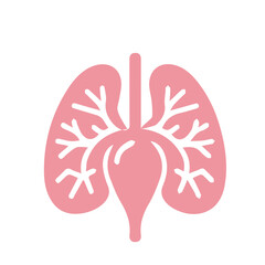 Obraz premium Human anatomy internal organ set with brain lung intestine heart kidney liver and stomatch