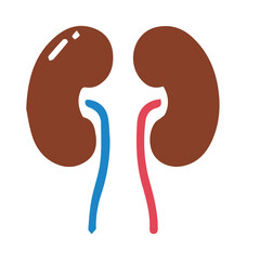 Human anatomy internal organ set with brain lung intestine heart kidney liver and stomatch
